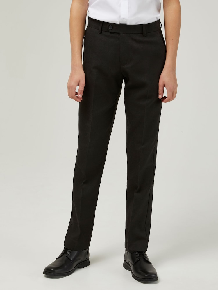 Trutex Senior Boys Slim Leg Charcoal School Trousers - Image 3 of 6