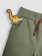 JoJo Maman Bébé Natural Dinosaur Applique Sweatshirt & Jogger Set - Image 6 of 6