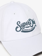 Superdry Cream Graphic Baseball 100% Cotton Cap - Image 2 of 5