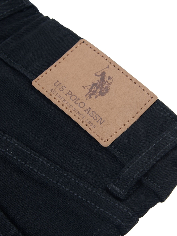 Negro - Vaqueros de niño de corte slim con 5 bolsillos de U.S. Polo Assn. - Imagen 7 de 7 Negro - Vaqueros de niño de corte slim con 5 bolsillos de U.S. Polo Assn. - Imagen 7 de 7
