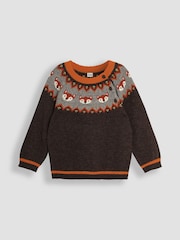 ثعلب بني - JoJo Maman Bébé Knit Jumper - صورة 1 من 3