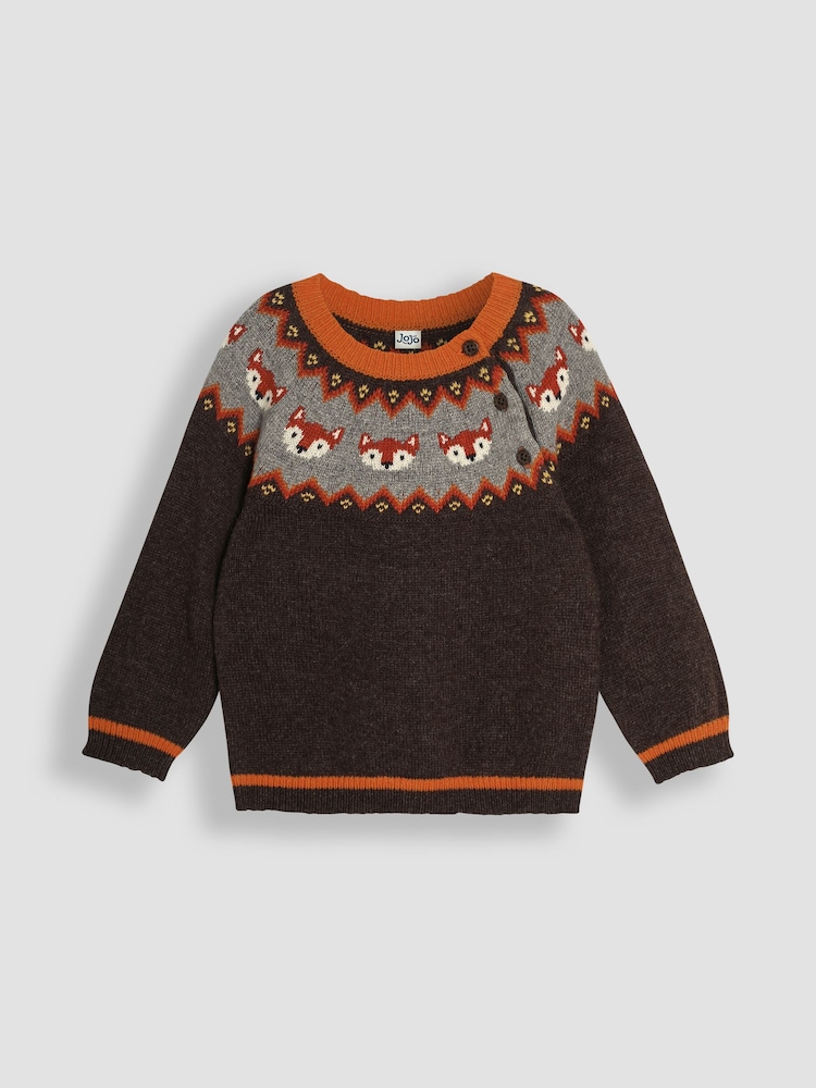 ثعلب بني - JoJo Maman Bébé Knit Jumper - صورة 1 من 3