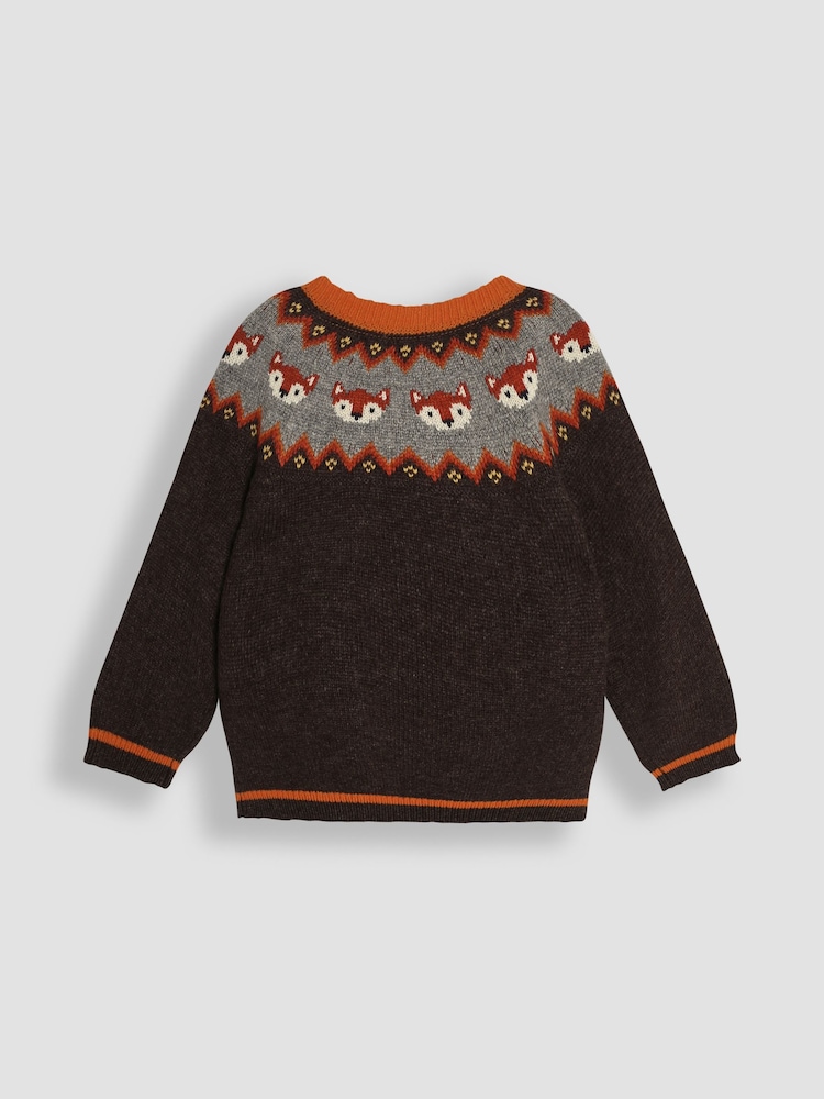 ثعلب بني - JoJo Maman Bébé Knit Jumper - صورة 2 من 3