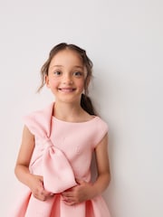 Pink - Baker by Ted Baker Scuba-Kleid mit Schleife - Bild 5 von 11