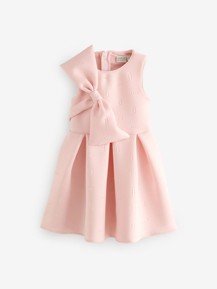 وردي - فستان قماش سكوبا بأربة من Baker by Ted Baker - صورة 1 من 4