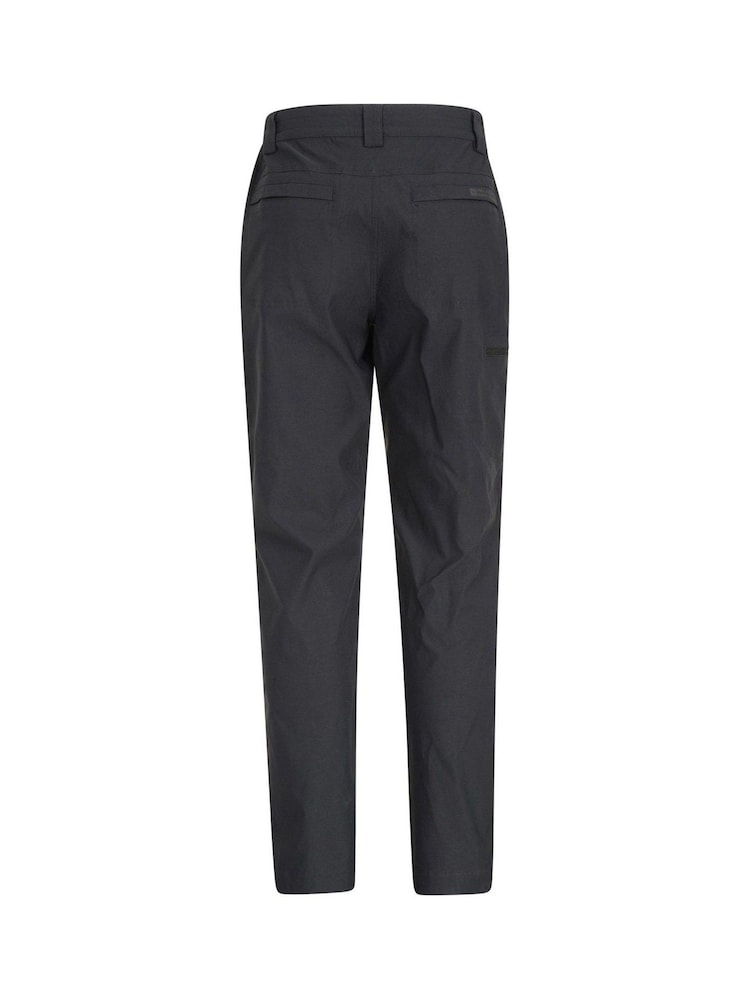 Mountain Warehouse Black Short Length Lightweight Stretch UV Protect Walking Hiker Womens Trousers - Image 4 of 4