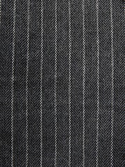 Grey EDIT Herringbone Stripe Epsom Overcoat with Wool - Image 8 of 10