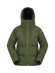Mountain Warehouse Green Womens Cosy Extreme Short Down Jacket - Image 5 of 5