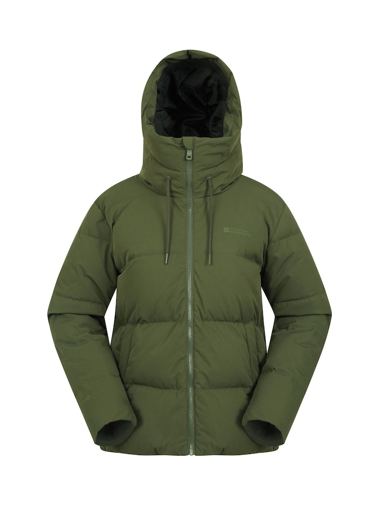 Mountain Warehouse Green Womens Cosy Extreme Short Down Jacket - Image 5 of 5 Mountain Warehouse Green Womens Cosy Extreme Short Down Jacket - Image 5 of 5