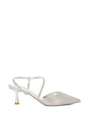 Dune London Silver Competitive Hotfix Asymmetric Courts - Image 3 of 5