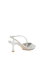 Dune London Silver Competitive Hotfix Asymmetric Courts - Image 4 of 5