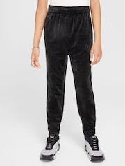 Nike Black Velour Joggers - Image 3 of 7