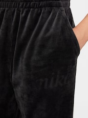 Nike Black Velour Joggers - Image 4 of 7