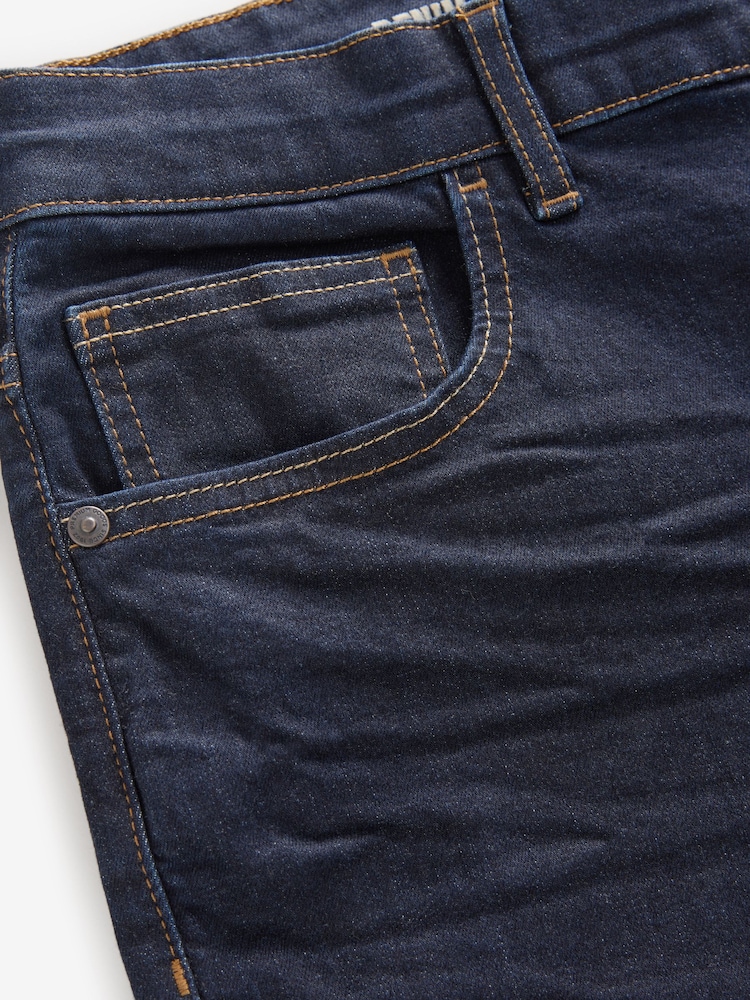 Bleu Indigo Rinse/Noir Solid - Paquet 2 - Coupe ajustée Classic Jeans extensibles - Image 12 of 13