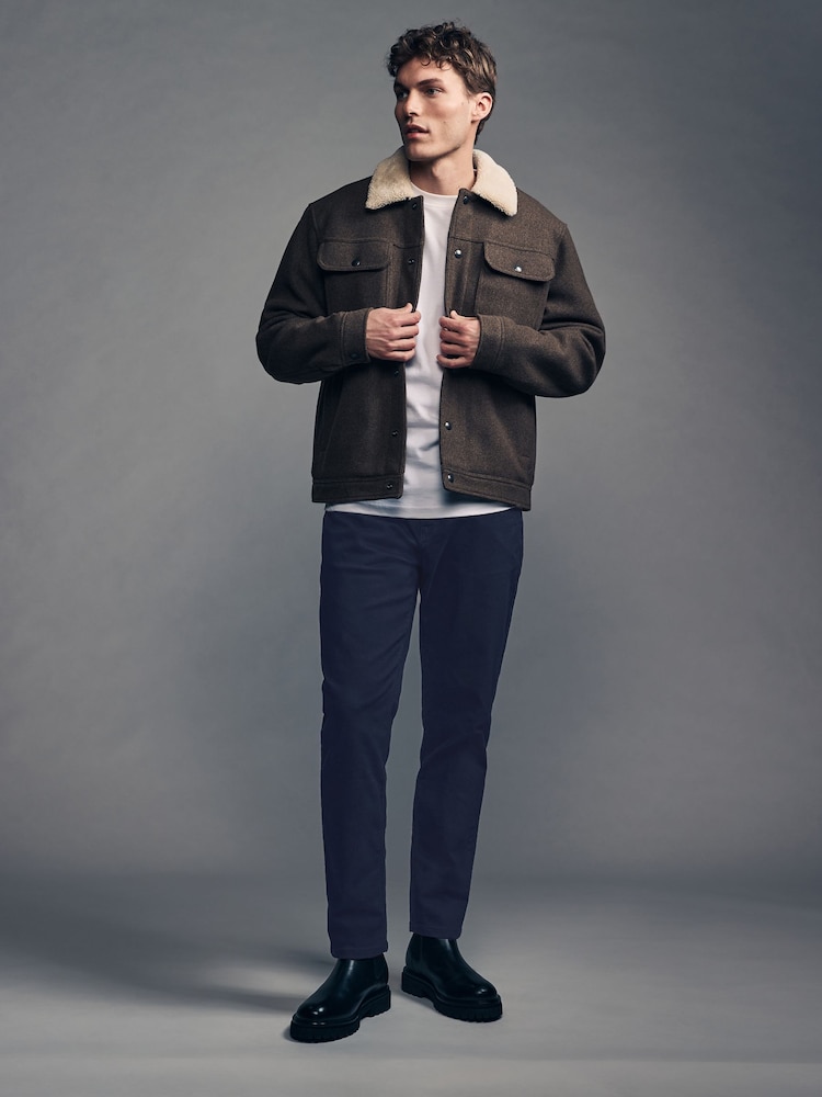 Bleu Indigo Rinse/Noir Solid - Paquet 2 - Coupe ajustée Classic Jeans extensibles - Image 4 of 13