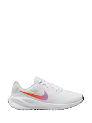 Nike Orange/White Revolution 7 Road Running Trainers - Image 1 of 4
