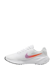 Nike Orange/White Revolution 7 Road Running Trainers - Image 2 of 4