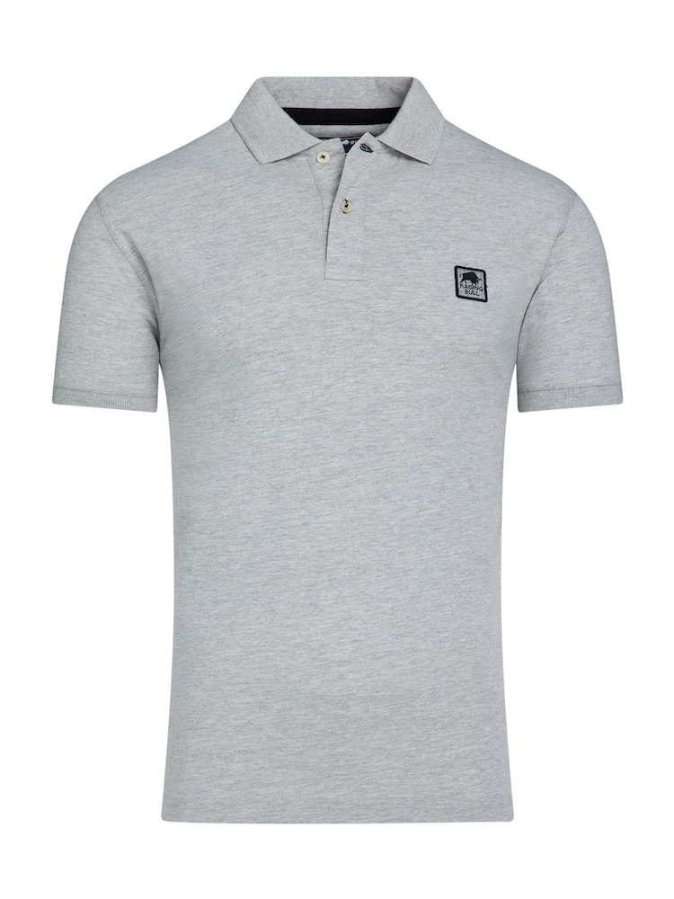 Raging Bull Grey Patch Jersey Polo Shirt - Image 11 of 11