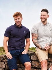 Raging Bull Grey Patch Jersey Polo Shirt - Image 4 of 11