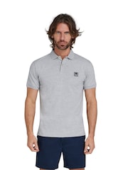 Raging Bull Grey Patch Jersey Polo Shirt - Image 5 of 11