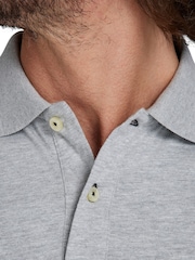 Raging Bull Grey Patch Jersey Polo Shirt - Image 8 of 11