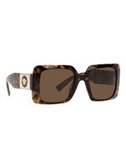 Versace Ve4405 Rectangle Brown Sunglasses - Image 1 of 9