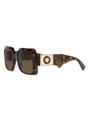 Versace Ve4405 Rectangle Brown Sunglasses - Image 5 of 9