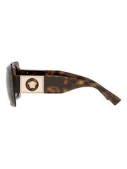 Versace Ve4405 Rectangle Brown Sunglasses - Image 6 of 9