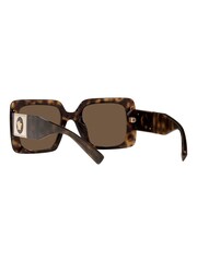 Versace Ve4405 Rectangle Brown Sunglasses - Image 8 of 9