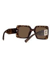 Versace Ve4405 Rectangle Brown Sunglasses - Image 9 of 9