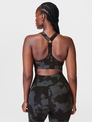 Sweaty Betty Black Fade Print Medium Power Support Sports Bra - Image 2 of 7
