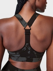 Sweaty Betty Black Fade Print Medium Power Support Sports Bra - Image 6 of 7