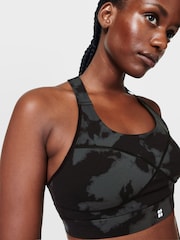 Sweaty Betty Black Fade Print Medium Power Support Sports Bra - Image 7 of 7
