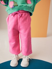 Pink Printed 100% Cotton Sweatshirt and Wide Leg Set (3mths-7yrs) - Image 5 of 8