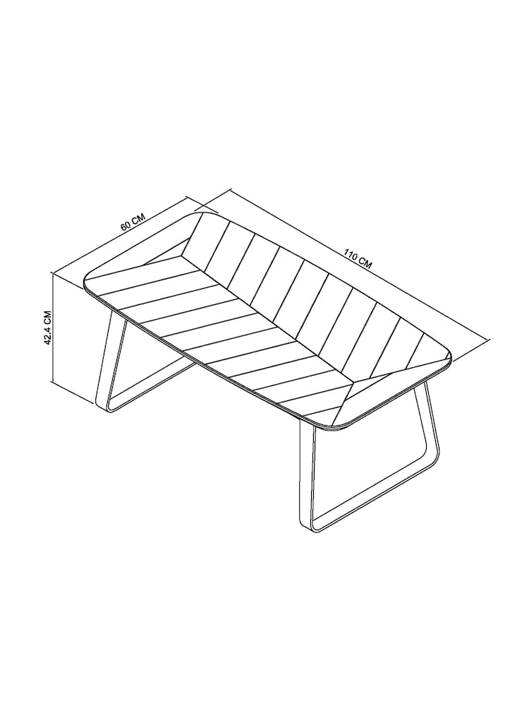 Bentley Designs Weathered Oak Peppercorn Emerson Coffee Table - Image 5 of 5