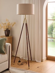 Wood Lloyd Tripod Floor Lamp - Image 2 of 6