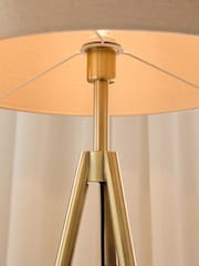 Wood Lloyd Tripod Floor Lamp - Image 3 of 6