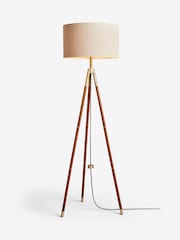 Wood Lloyd Tripod Floor Lamp - Image 6 of 6