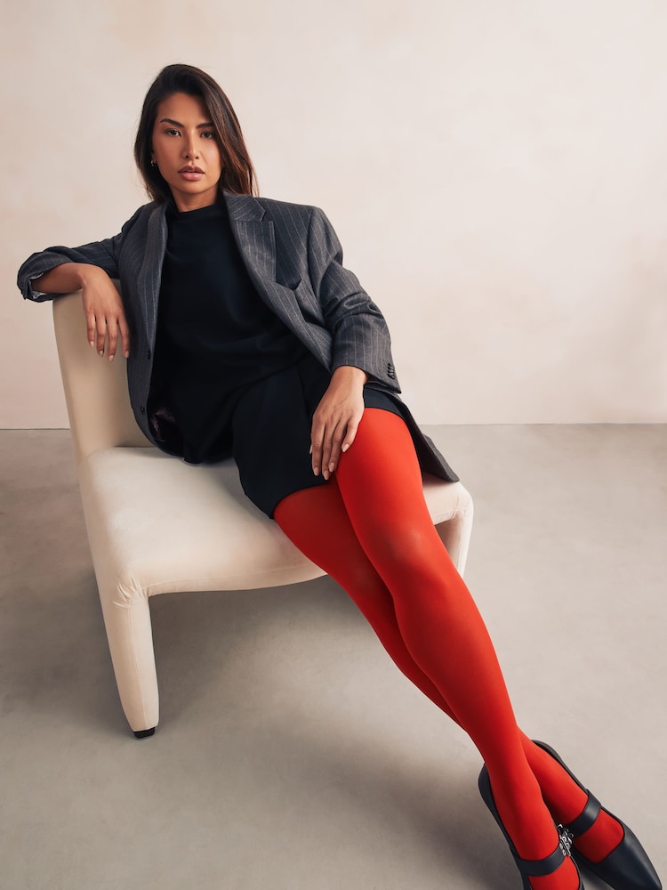 Red 60 Denier Tights 1 Pack - Image 2 of 4