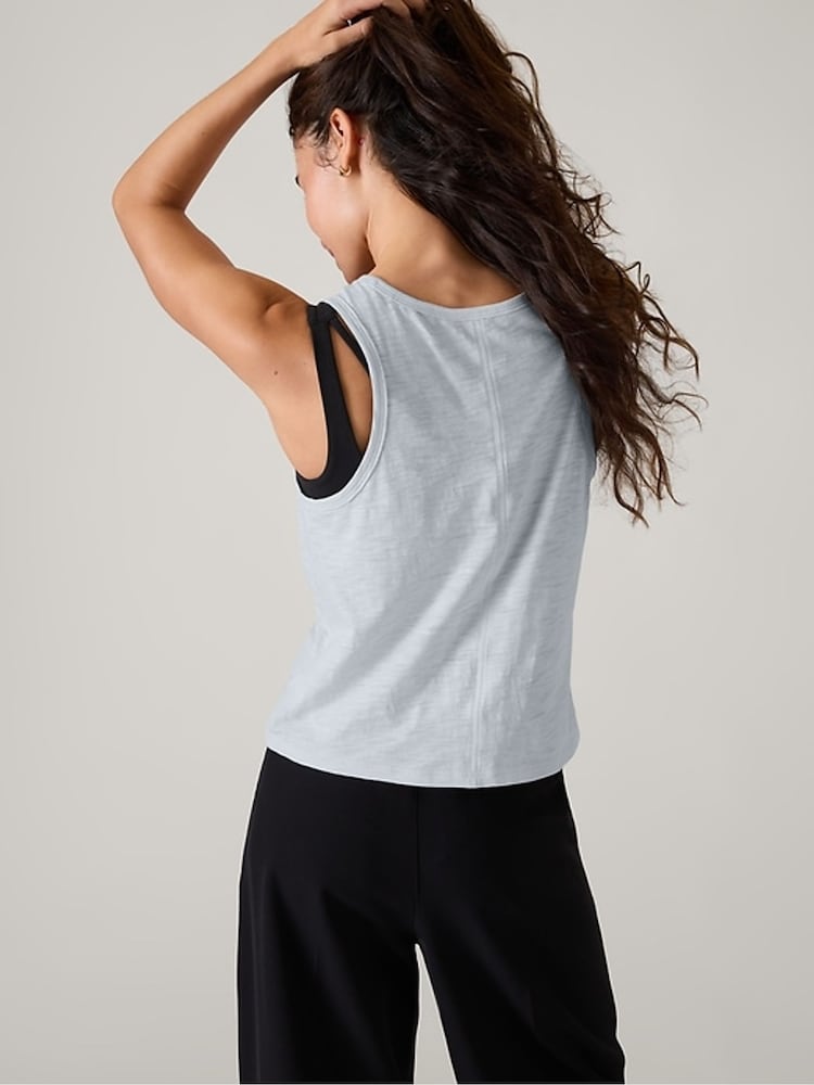 Athleta Light Blue Essential Tank Top - Image 2 of 2