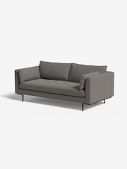 MADE.COM Basket Weave Dark Natural Harlow 2 Seater Sofa - Image 1 of 3