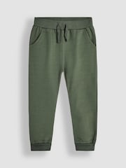 JoJo Maman Bébé Khaki & Navy Blue 2-Pack Fitted Joggers - Image 2 of 7