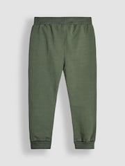 JoJo Maman Bébé Khaki & Navy Blue 2-Pack Fitted Joggers - Image 3 of 7