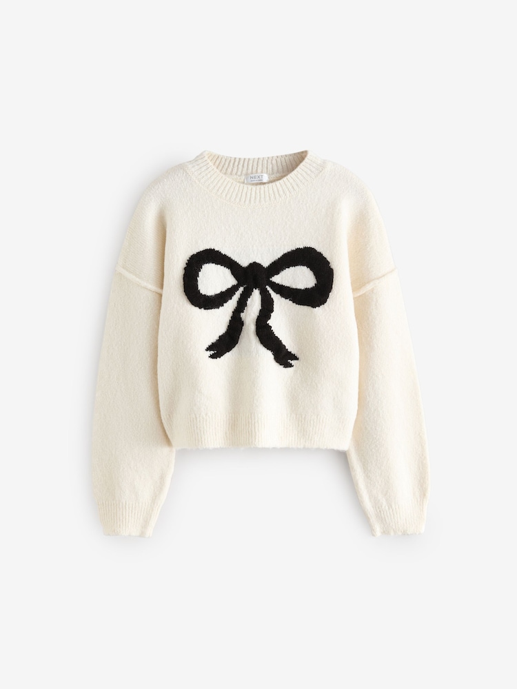 Kaufen Sie Ecru Pullover mit Schleife (3–16 von Next Österreich