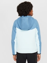 Glacier Blue - Nike BeigeWhite Tech Fleece Zip Up Hoodie - Image 2 of 9