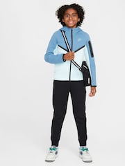 Glacier Blue - Nike BeigeWhite Tech Fleece Zip Up Hoodie - Image 3 of 9