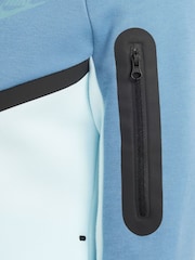 Glacier Blue - Nike BeigeWhite Tech Fleece Zip Up Hoodie - Image 7 of 9