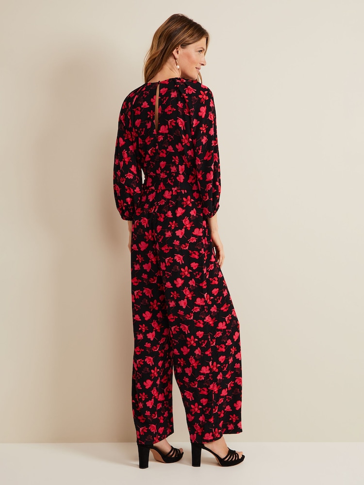 Phase Eight Black Printed Effie Jumpsuit - Image 2 of 6