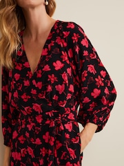 Phase Eight Black Printed Effie Jumpsuit - Image 4 of 6