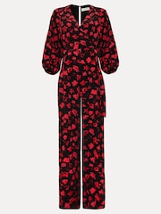 Phase Eight Black Printed Effie Jumpsuit - Image 6 of 6